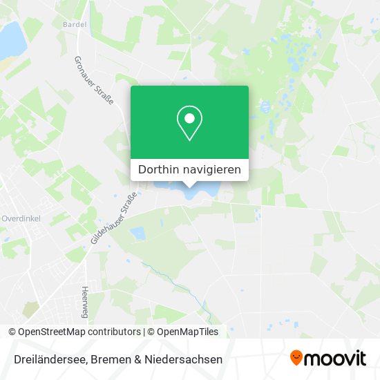 Dreiländersee Karte
