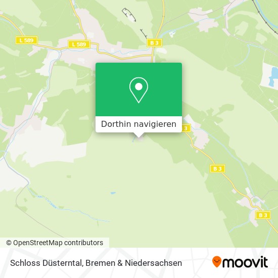 Schloss Düsterntal Karte