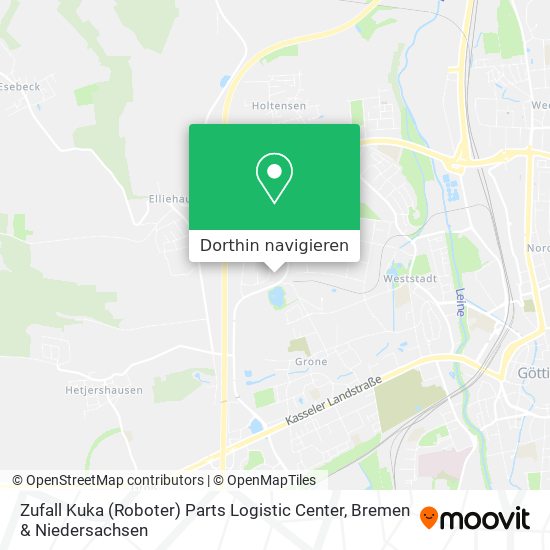 Zufall Kuka (Roboter) Parts Logistic Center Karte