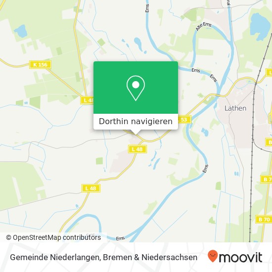 Gemeinde Niederlangen Karte