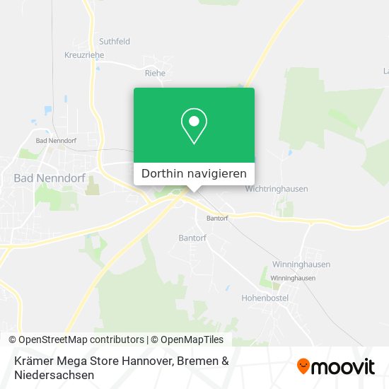 Krämer Mega Store Hannover Karte