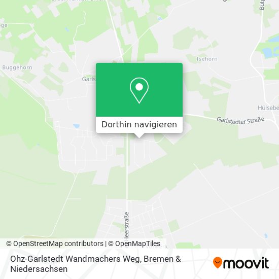 Ohz-Garlstedt Wandmachers Weg Karte