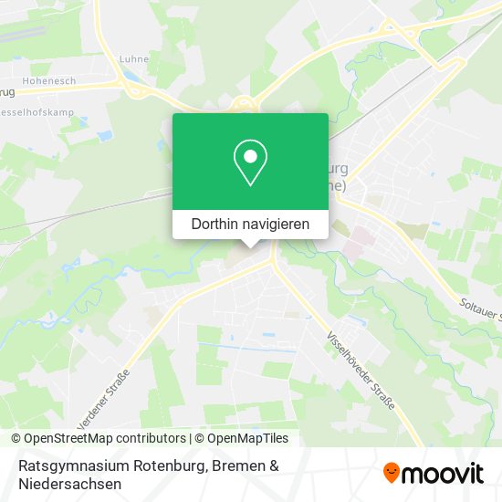 Ratsgymnasium Rotenburg Karte