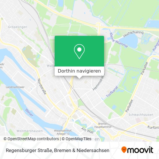 Regensburger Straße Karte