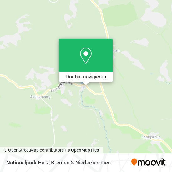 Nationalpark Harz Karte
