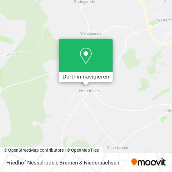 Friedhof Nesselröden Karte