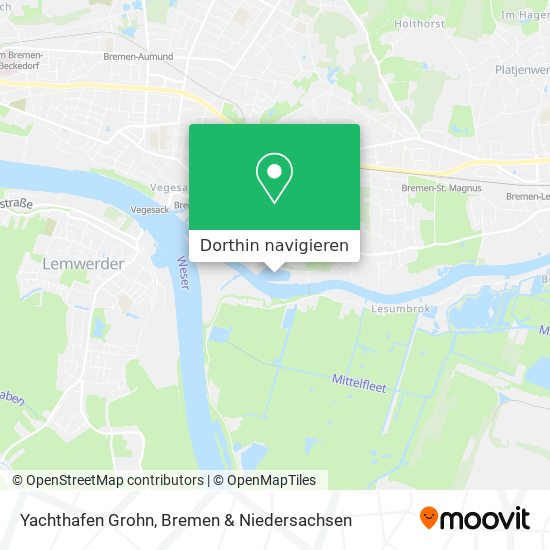 Yachthafen Grohn Karte