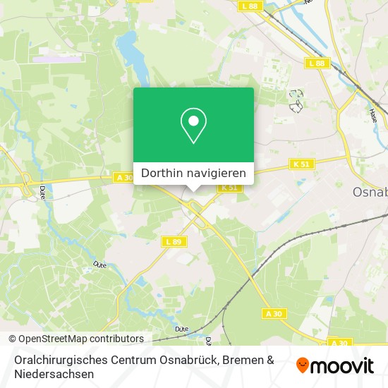 Oralchirurgisches Centrum Osnabrück Karte