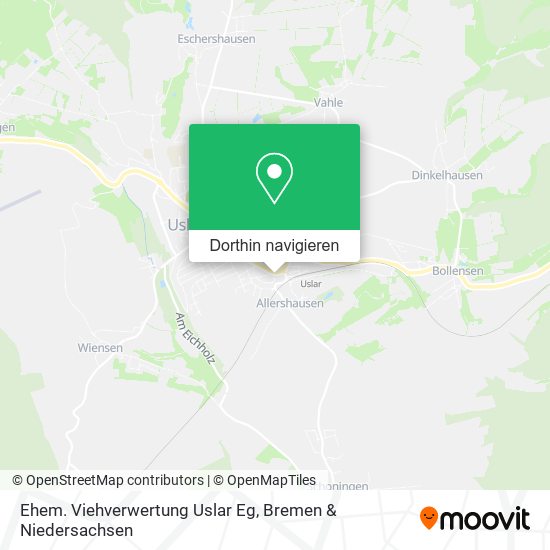 Ehem. Viehverwertung Uslar Eg Karte