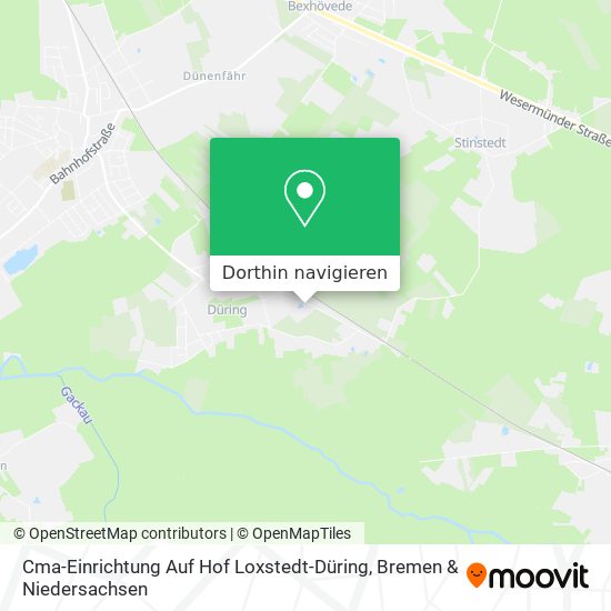 Cma-Einrichtung Auf Hof Loxstedt-Düring Karte