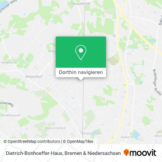 Dietrich-Bonhoeffer-Haus Karte