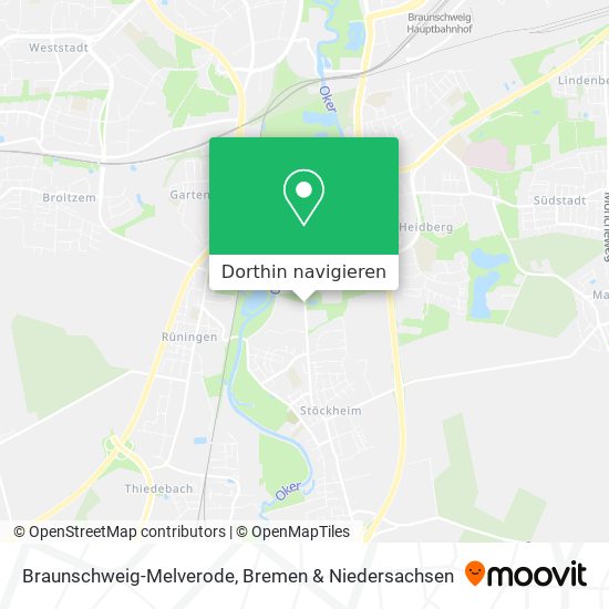 Braunschweig-Melverode Karte