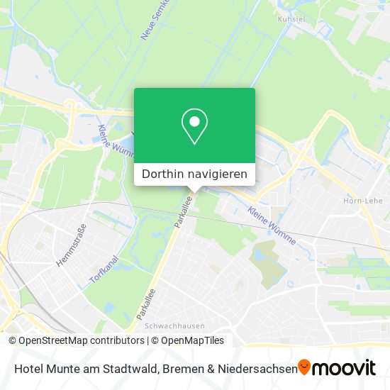 Hotel Munte am Stadtwald Karte