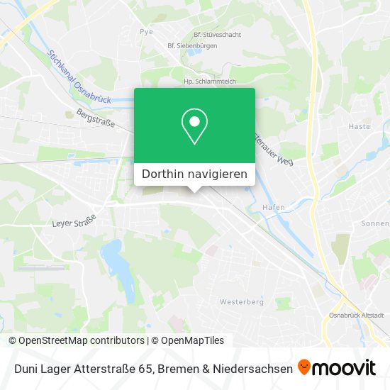 Duni Lager Atterstraße 65 Karte