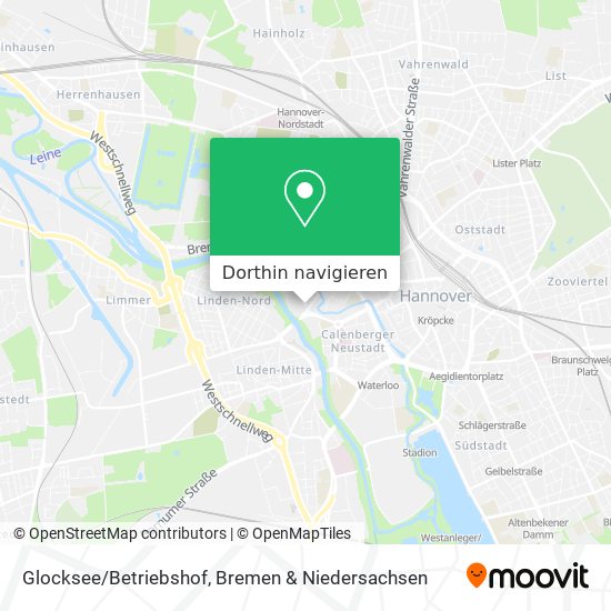 Glocksee/Betriebshof Karte
