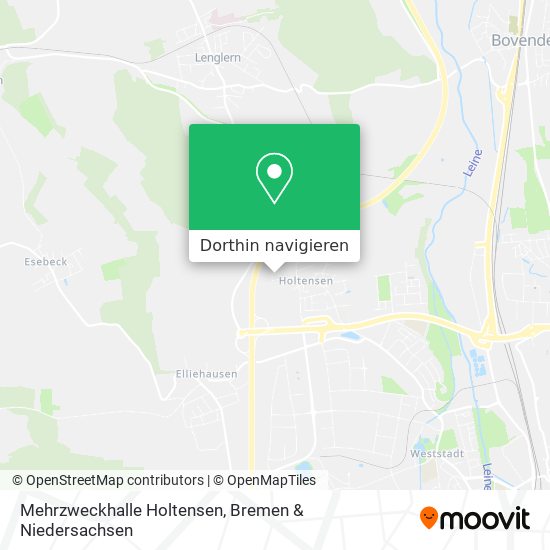 Mehrzweckhalle Holtensen Karte