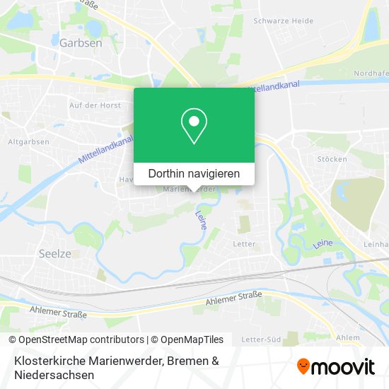 Klosterkirche Marienwerder Karte