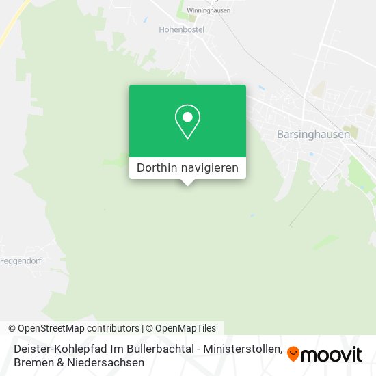 Deister-Kohlepfad Im Bullerbachtal - Ministerstollen Karte