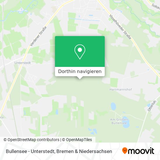 Bullensee - Unterstedt Karte
