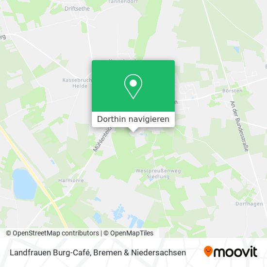 Landfrauen Burg-Café Karte