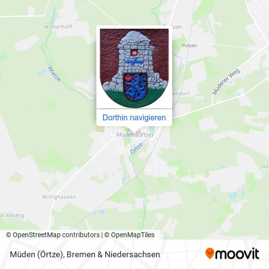 Müden (Örtze) Karte