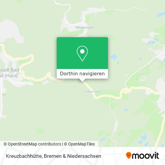 Kreuzbachhütte Karte