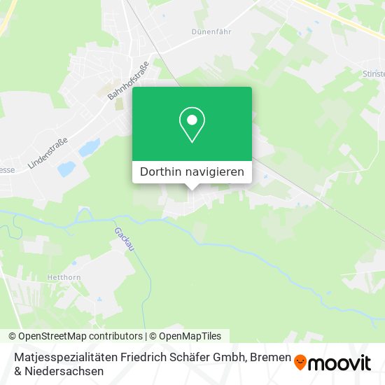 Matjesspezialitäten Friedrich Schäfer Gmbh Karte