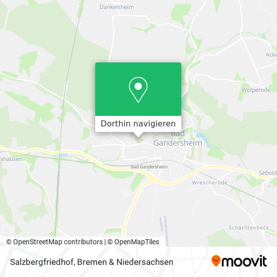 Salzbergfriedhof Karte
