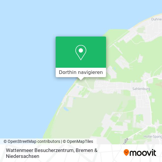 Wattenmeer Besucherzentrum Karte