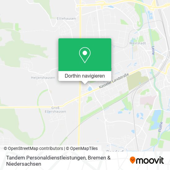 Tandem Personaldienstleistungen Karte