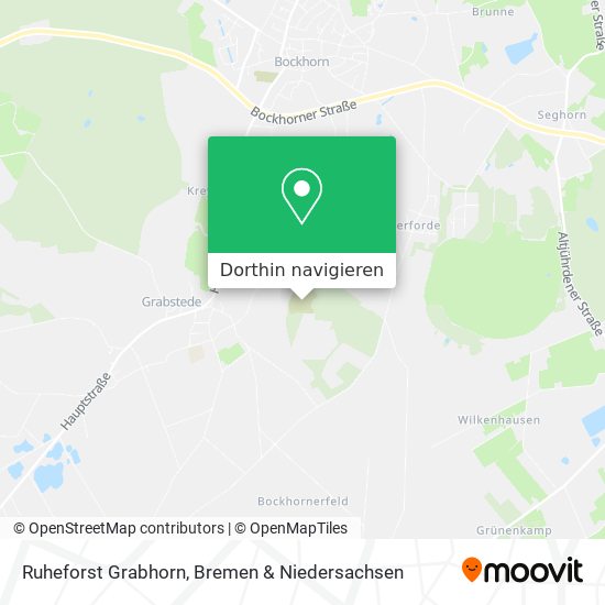 Ruheforst Grabhorn Karte
