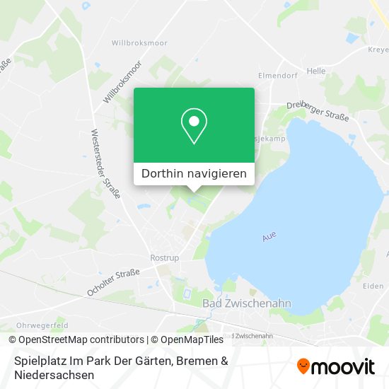 Spielplatz Im Park Der Gärten Karte