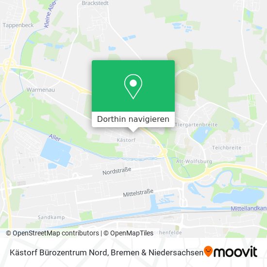 Kästorf Bürozentrum Nord Karte