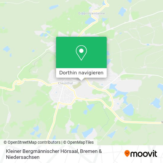 Kleiner Bergmännischer Hörsaal Karte