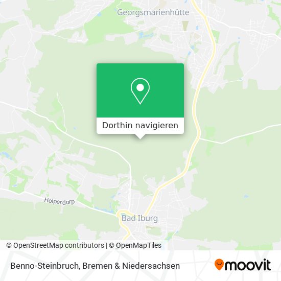 Benno-Steinbruch Karte