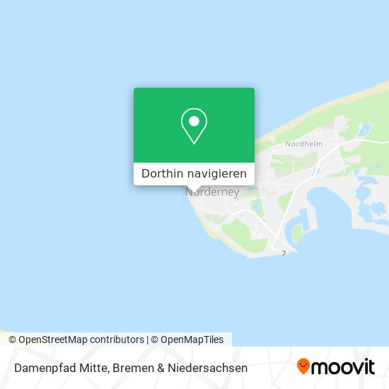 Damenpfad Mitte Karte
