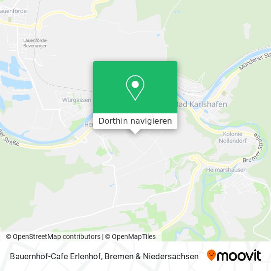 Bauernhof-Cafe Erlenhof Karte