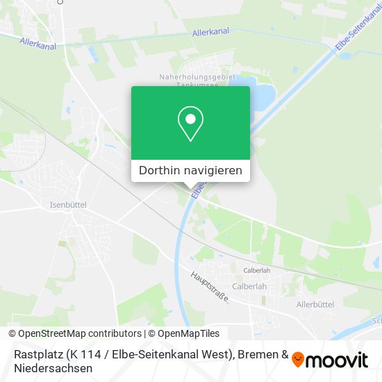 Rastplatz (K 114 / Elbe-Seitenkanal West) Karte