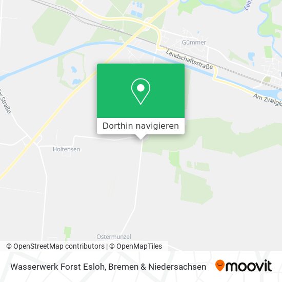 Wasserwerk Forst Esloh Karte