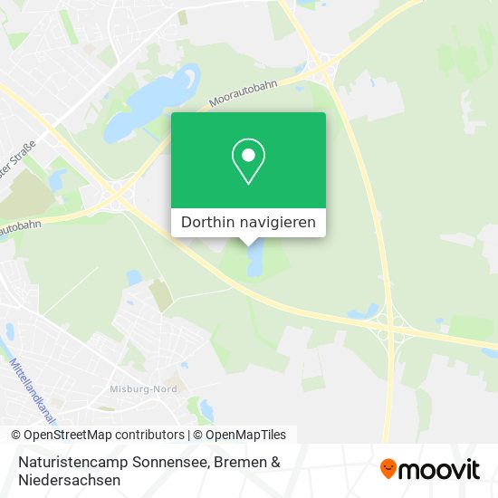Naturistencamp Sonnensee Karte