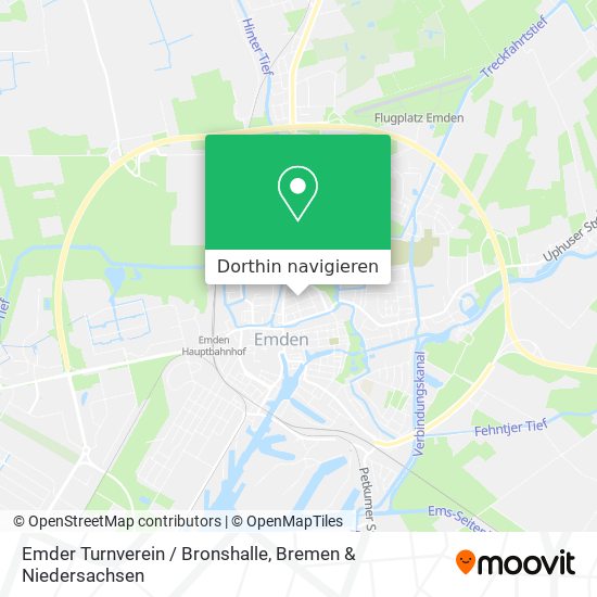 Emder Turnverein / Bronshalle Karte