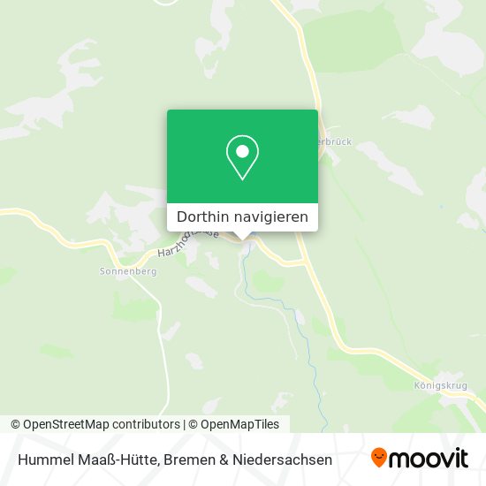 Hummel Maaß-Hütte Karte