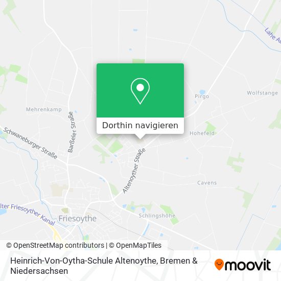 Heinrich-Von-Oytha-Schule Altenoythe Karte