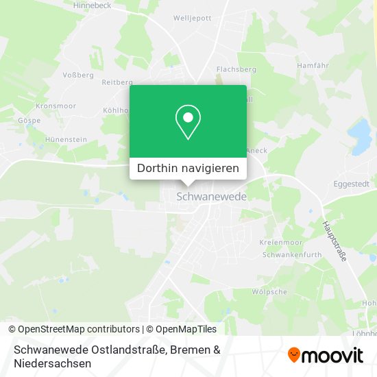 Schwanewede Ostlandstraße Karte