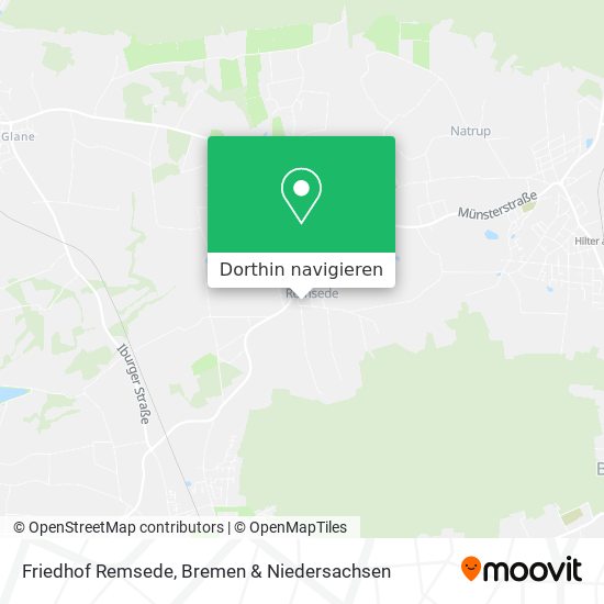 Friedhof Remsede Karte