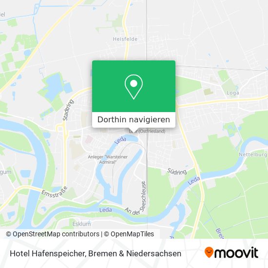 Hotel Hafenspeicher Karte