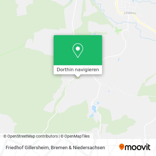 Friedhof Gillersheim Karte