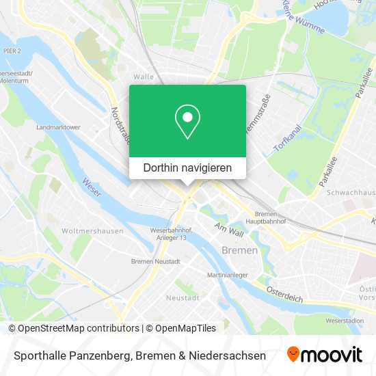 Sporthalle Panzenberg Karte