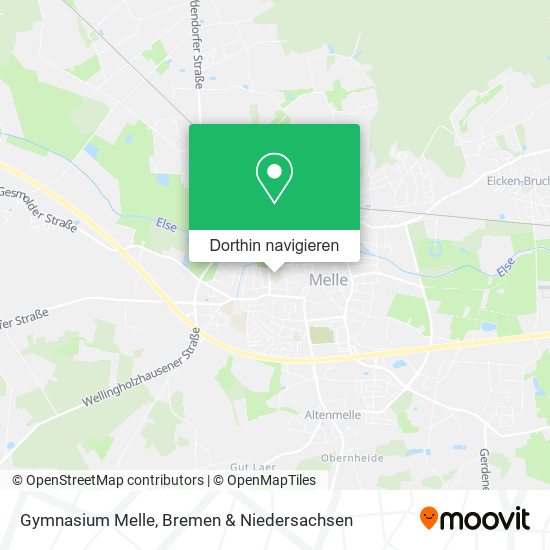 Gymnasium Melle Karte
