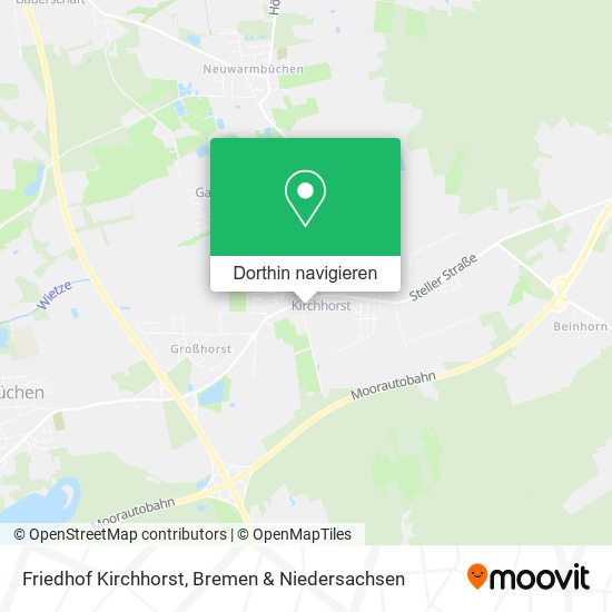 Friedhof Kirchhorst Karte